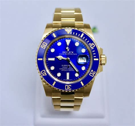 rolex submariner blau silber|rolex submariner gold watch.